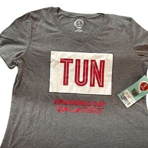 Outerstuff Women's FIFA World Cup Classic Soccer Short Sleeve Triblend Tee. Medi